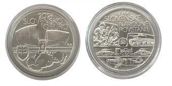 Словакия 10 Евро 2024 Словацкое Народное восстание