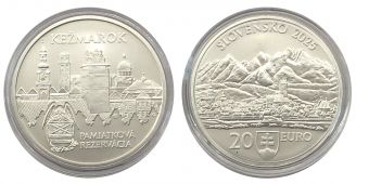 Словакия 20 Евро 2025 Кежмарок