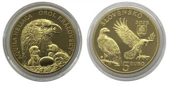 Словакия 5 Евро 2025 Орёл