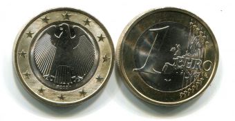 Германия 1 Евро 2005 J