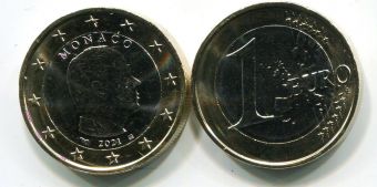 1 Евро Монако 2021 Альберт 2