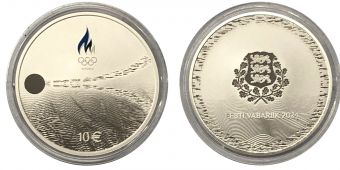 10 Евро Эстония 2024 Летние Олимпийские игры в Париже
