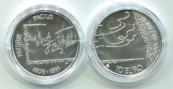 10 Евро Финляндия 2009 Фредрик Пациус
