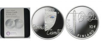 10 Евро Финляндия 2010 Минна Кант PROOF