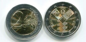 2 Евро Эстония 2018 Независимость