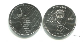 2,5 Евро Португалия 2012 Олимпиада в Лондоне 