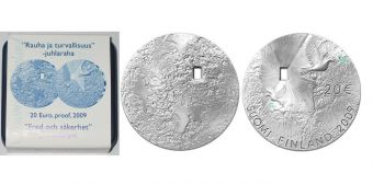 20 Евро Финляндия 2009 Мир и Безопасность, PROOF