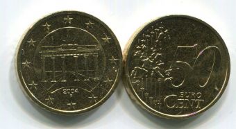 Германия 50 Центов 2004 F