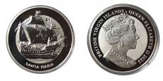Британские Виргинские острова 1 Доллар 2022 Санта Мария