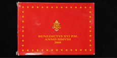 Ватикан 2008 Годовой набор Евро монет Пруф  