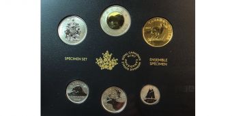 Купить годовой набор монет Канады 2022 года - Быстрый Лис