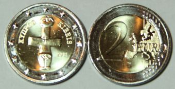 2 Евро Кипр 2011 год