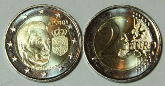 2 Евро Люксембург 2010 герб Великого Герцога