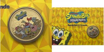 Новая Зеландия 1 Доллар 2025 Губка Боб SpongeBob