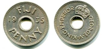 Фиджи 1 Пенни 1935 год