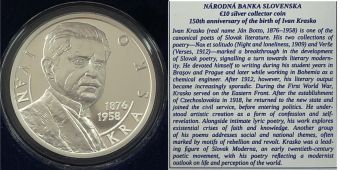 Словакия 10 Евро 2026 Иван Краско Пруф