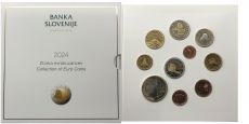 Словения 2024 Официальный Годовой набор Евро монет (10 монет) Пруф
