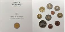 Словения 2026 Официальный Годовой набор Евро монет (10 монет) Пруф