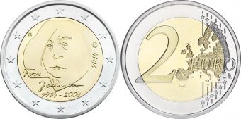 2 Евро Финляндия 2014 Туве Янсон