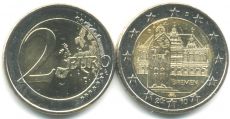 2 Евро Германия 2010 D городская Ратуша, Бремен