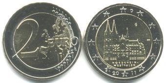 2 Евро Германия 2011 G Кельнский собор