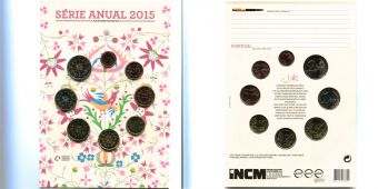 Португалия 2015, Официальный Годовой набор Евро монет.