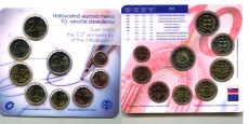 Словакия 2012 Официальный годовой набор Евро монет 10 лет Евро