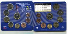 Словакия 2014 Официальный годовой набор Евро монет Марафон