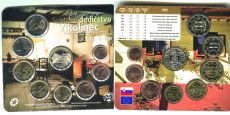 Словакия 2015 Официальный годовой набор Евро монет Регионы