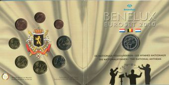 Бенилюкс 2010 Официальные годовые наборы Евро монет 