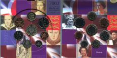 Великобритания Официальный Набор монет 2002