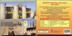 Испания 2008 Официальный годовой набор Евро монет Арагон (8 монет)              