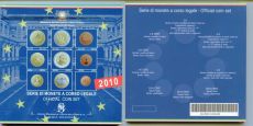 Италия 2010 Официальный Годовой набор евро монет  