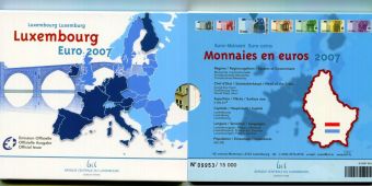 Люксембург 2007 Официальный годовой набор Евро монет