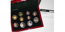 Люксембург 2018 Официальный годовой набор Евро монет Пруф (10 монет)     
