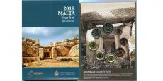 Мальта 2018 Официальный Годовой набор Евро монет (9 монет)   
