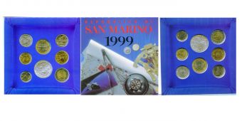 Сан-Марино 1999 Официальный годовой набор (8 монет)   