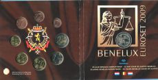 Бенилюкс 2009 Официальные годовые наборы Евро монет        