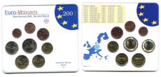 Германия 2003 A Официальный годовой набор Евро монет       
