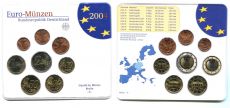 Германия 2004 A Официальный годовой набор Евро монет       