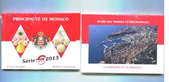 Официальный годовой набор Евро монет Монако 2013