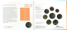 Нидерланды 2012 Официальный годовой набор Евро монет (9 монет)         