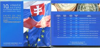 Словакия 2014 Официальный годовой набор Евро монет 