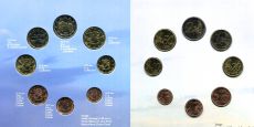Финляндия 2000 Официальный Годовой набор Евро монет BU  