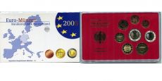 Германия 2005 D Официальный годовой набор монет Пруф          