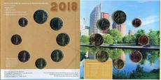 Нидерланды 2018 Официальный годовой набор Евро монет            
