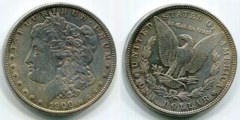 Доллар США 1900 Морган доллар