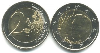 2 Евро Люксембург 2007 Дворец Великих Герцогов