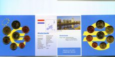 Нидерланды 1999-2001 Набор Евро монет    