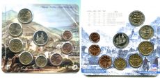Словакия 2010 Официальный годовой набор Евро монет Регионы